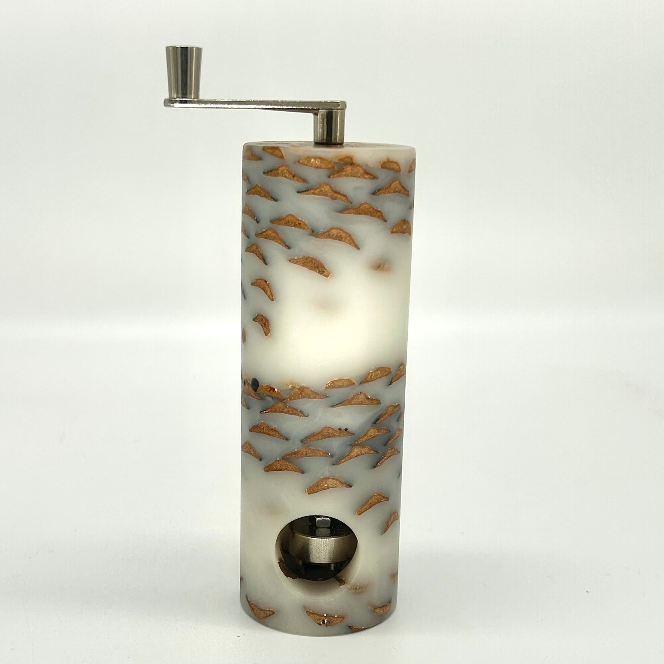 Muskatmühle  Zapfen  "White" - daskuechenholz