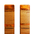 "Amber" Gewürzmühlen Duo Eiche / Epoxidharz - daskuechenholz