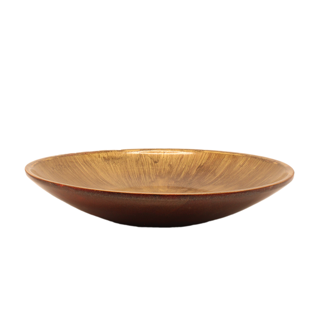 "Gold" Dekoschale - daskuechenholz