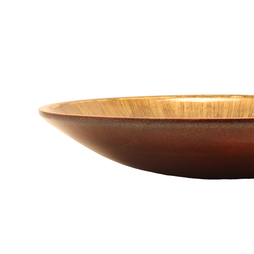 "Gold" Dekoschale - daskuechenholz