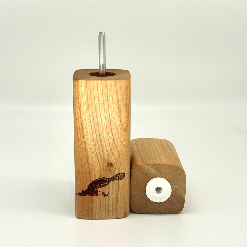 Gewürzmühle   Kirsche "Natural  edge" - daskuechenholz