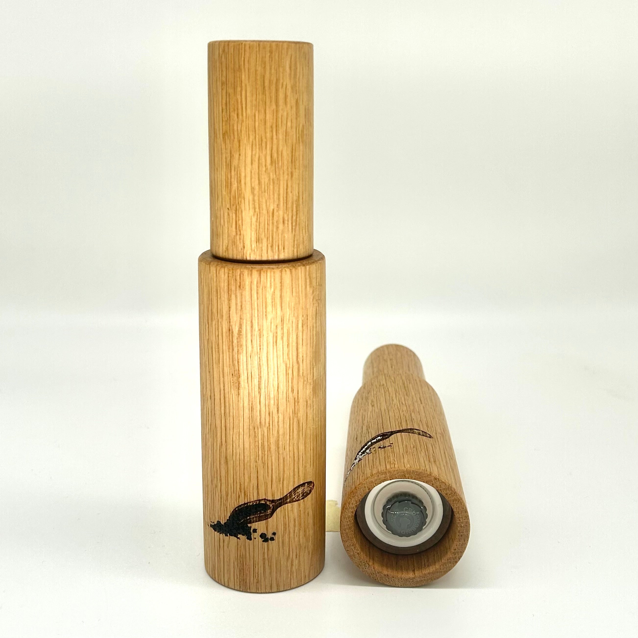 "Stepped" Gewürzmühlen Duo Eiche - daskuechenholz