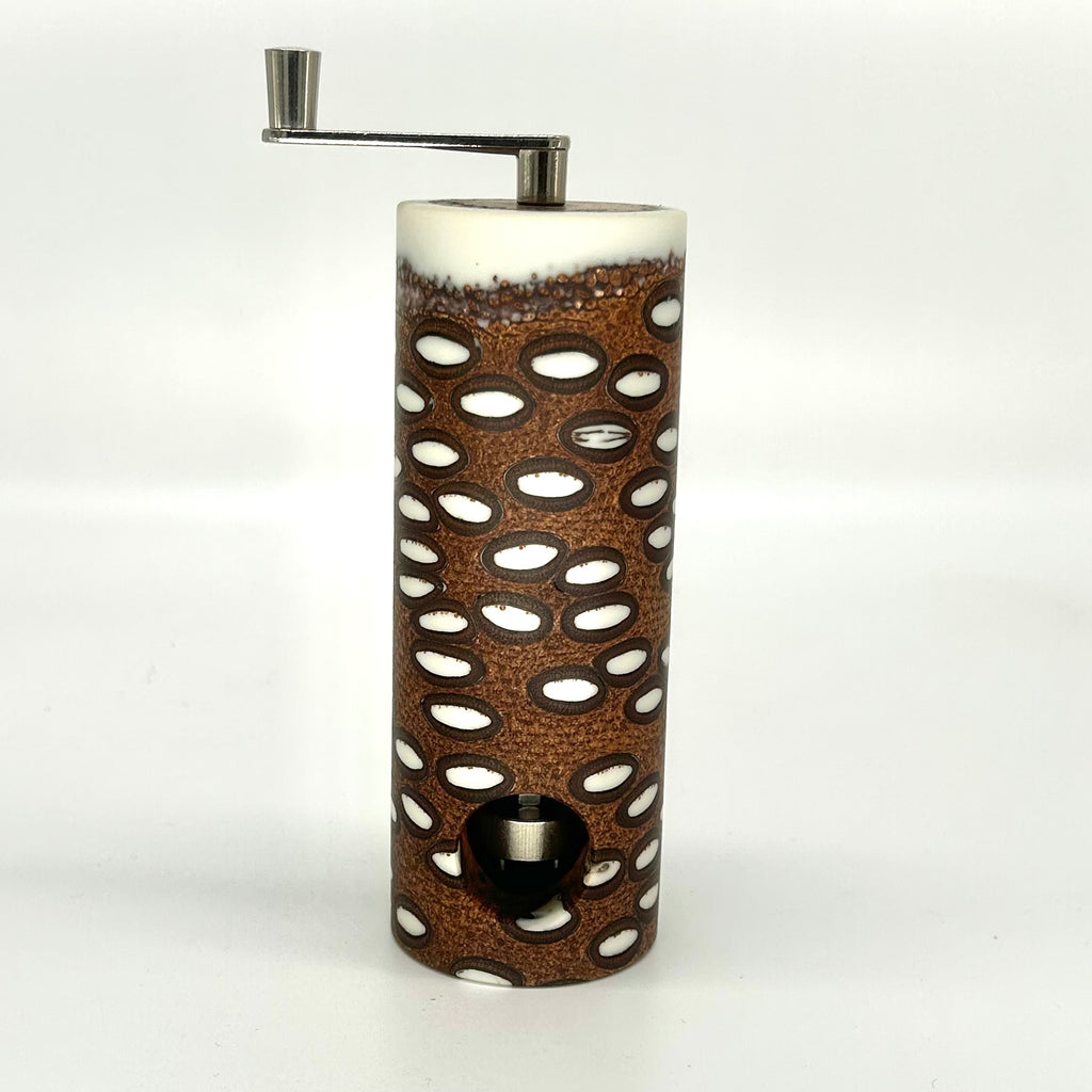 Muskatmühle Banksia Zapfen  "White" - daskuechenholz