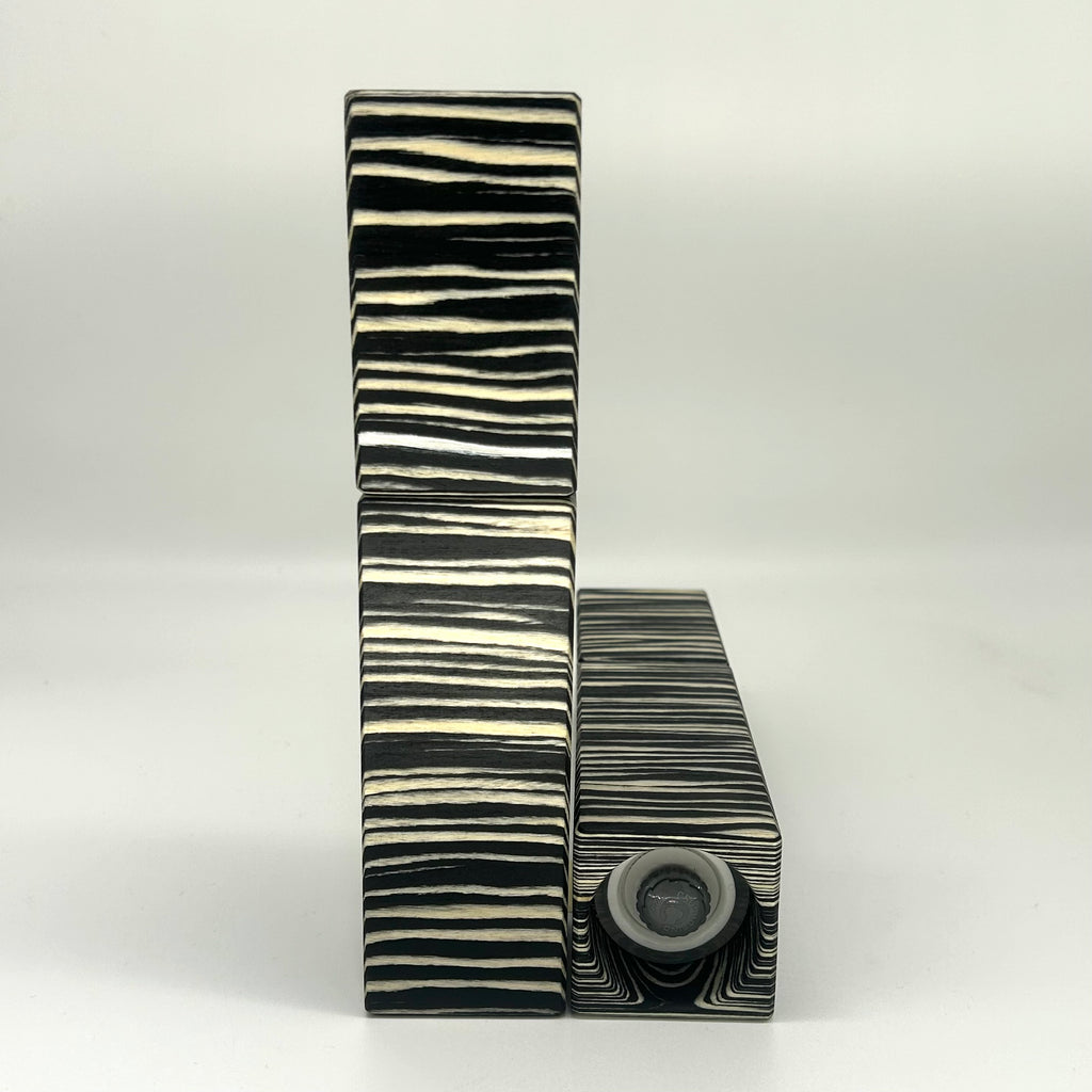 "Striped" Gewürzmühlen Duo Makassar - daskuechenholz