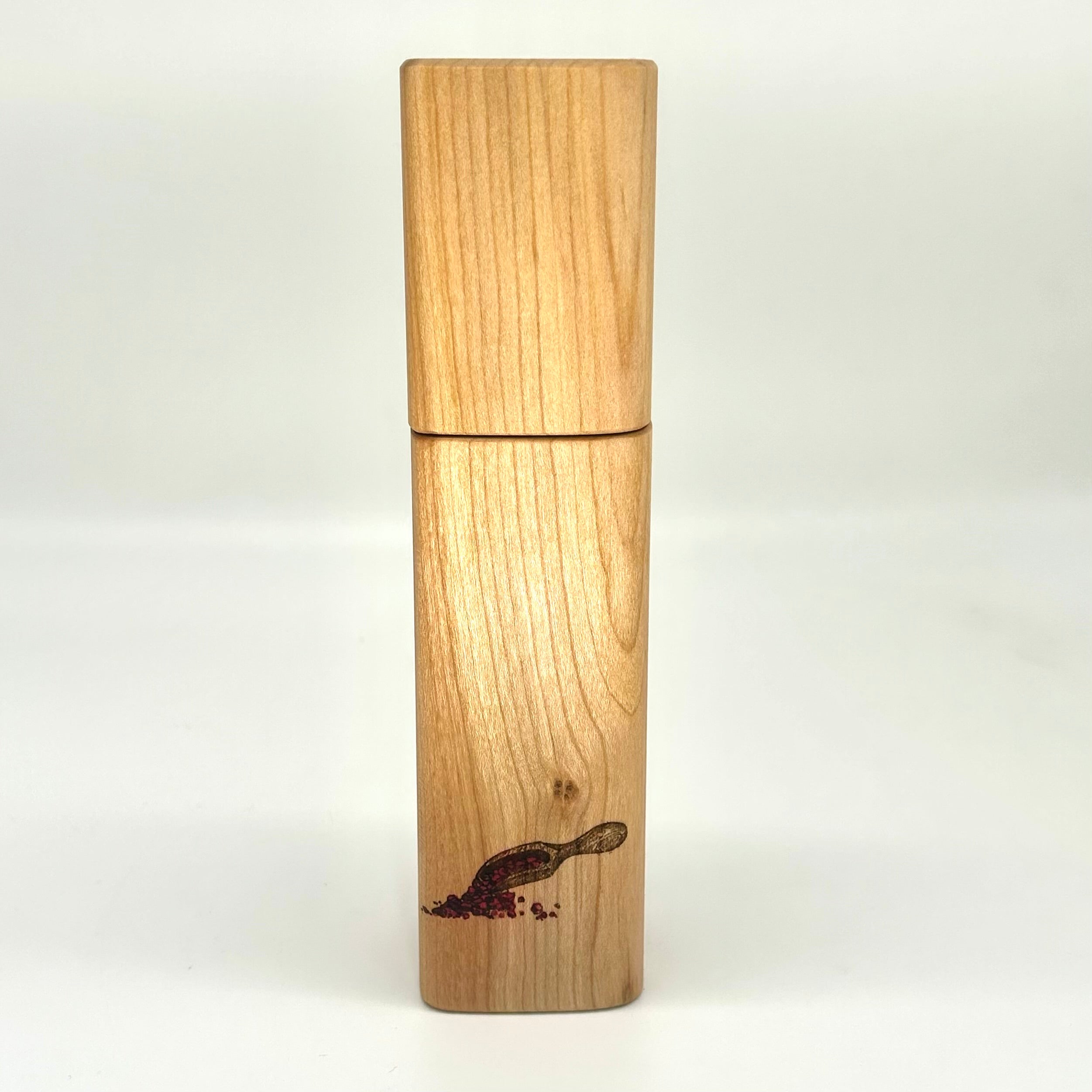 Gewürzmühle   Kirsche "Natural  edge" - daskuechenholz