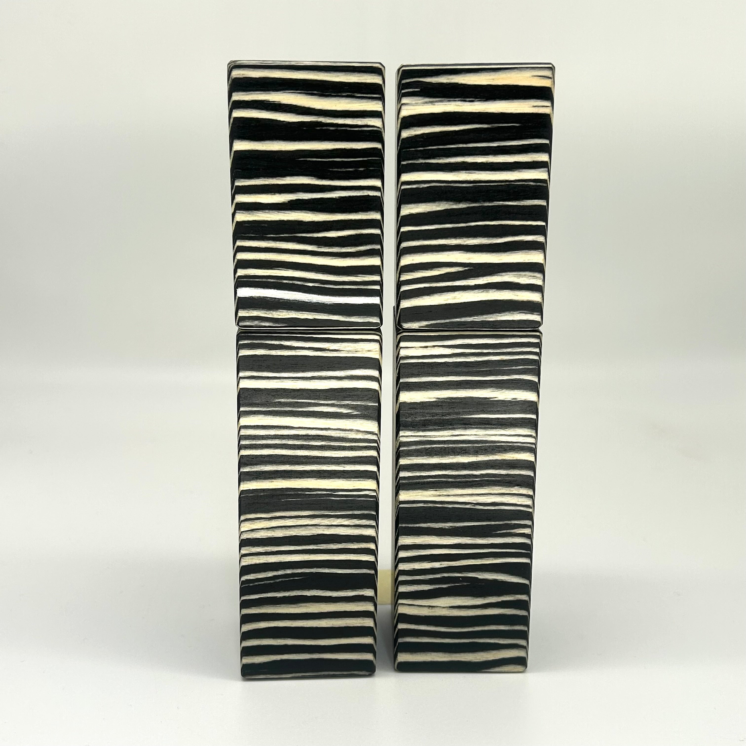 "Striped" Gewürzmühlen Duo Makassar - daskuechenholz