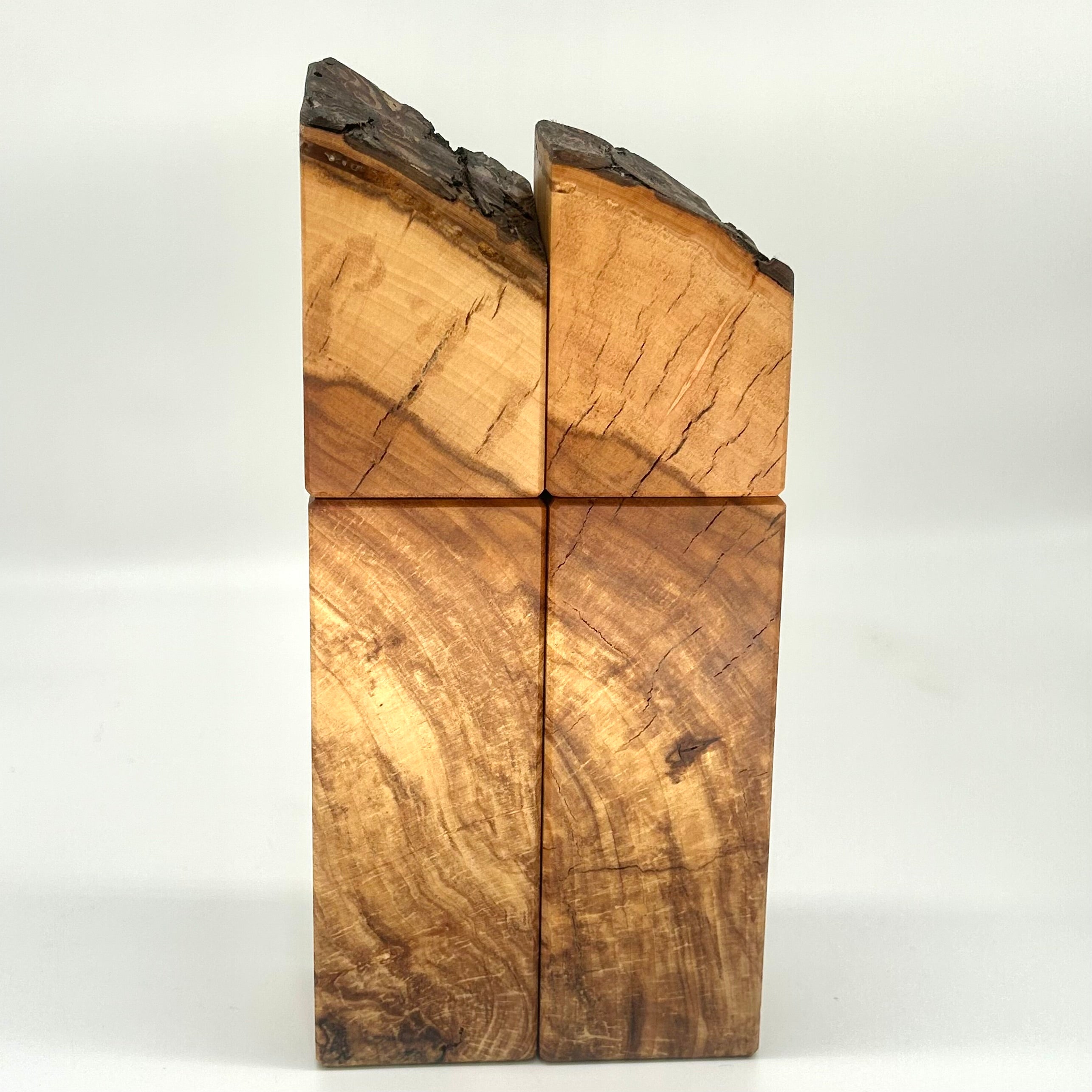 Gewürzmühle Duo Apfel mit Rinde "Salz& Pepper" - daskuechenholz