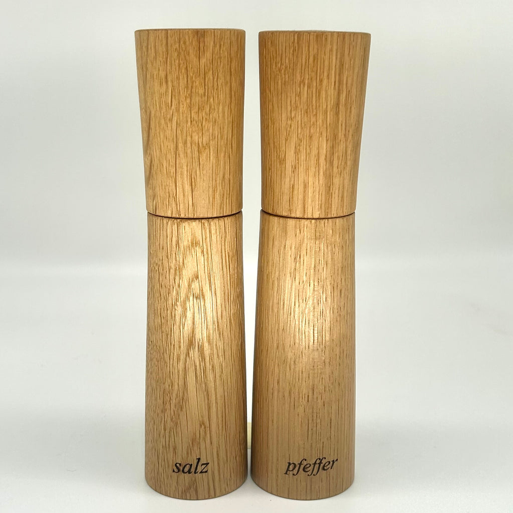 "Waisted" Gewürzmühlen Duo Eiche - daskuechenholz