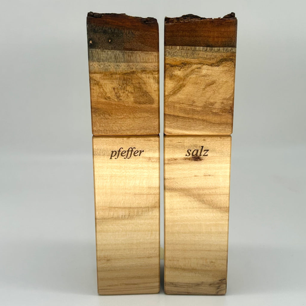 Gewürzmühlen Duo Linde "Rinde" - daskuechenholz