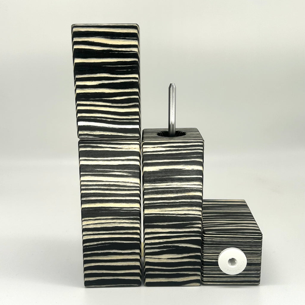 "Striped" Gewürzmühlen Duo Makassar - daskuechenholz