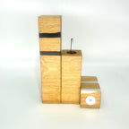 "Zebra" Gerwürzmühlen Duo Eiche/Epoxidharz - daskuechenholz