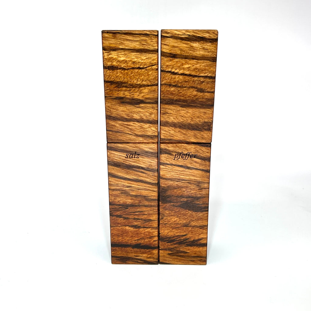 "Classic" Gewürzmühlen Duo Zebrano - daskuechenholz