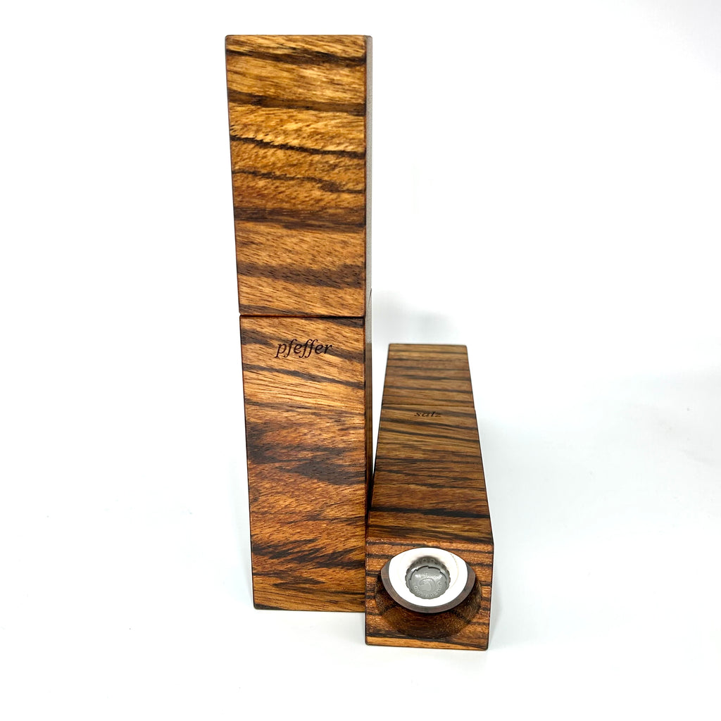 "Classic" Gewürzmühlen Duo Zebrano - daskuechenholz