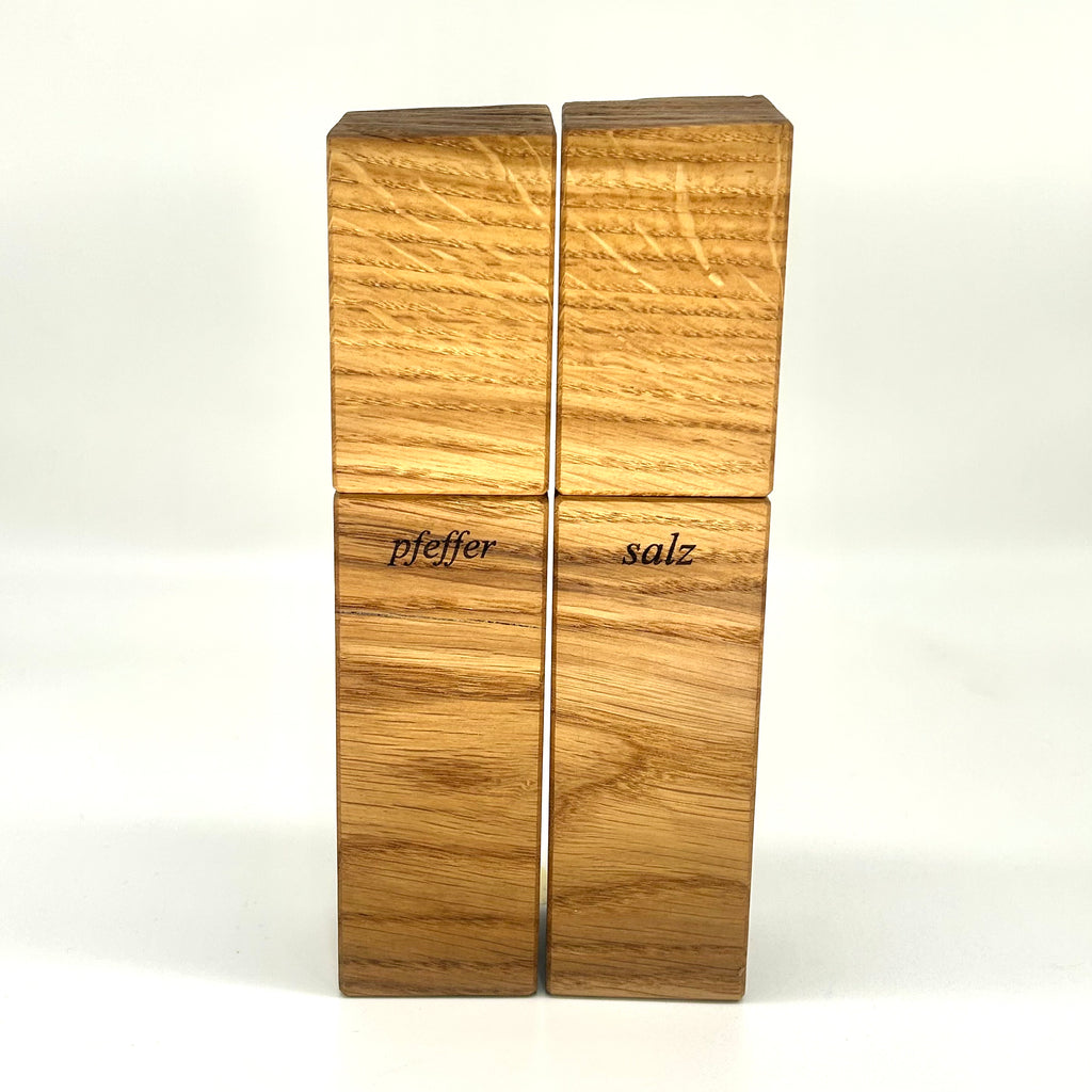 "Bark" Gewürzmühlen Duo Eiche - daskuechenholz