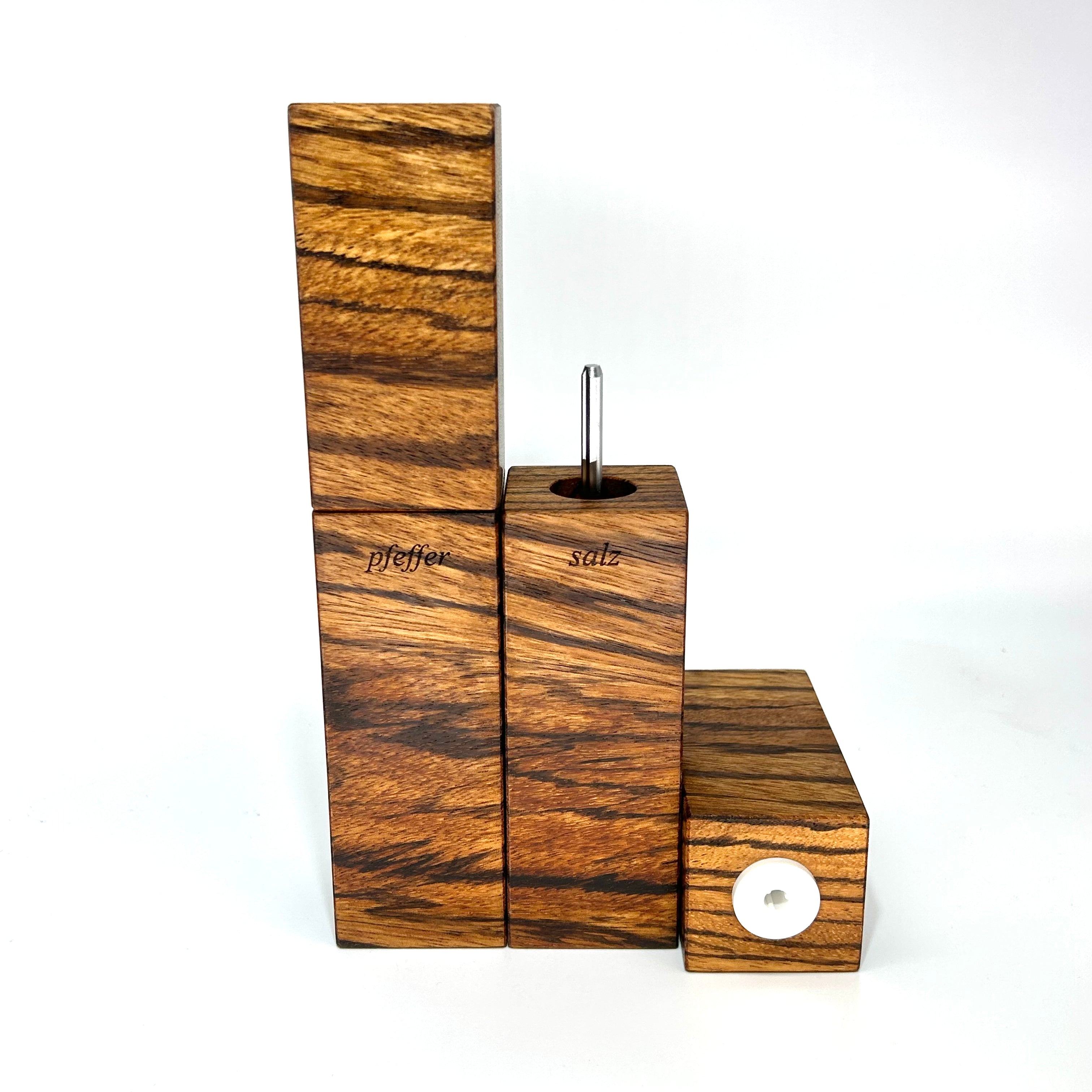 "Classic" Gewürzmühlen Duo Zebrano - daskuechenholz