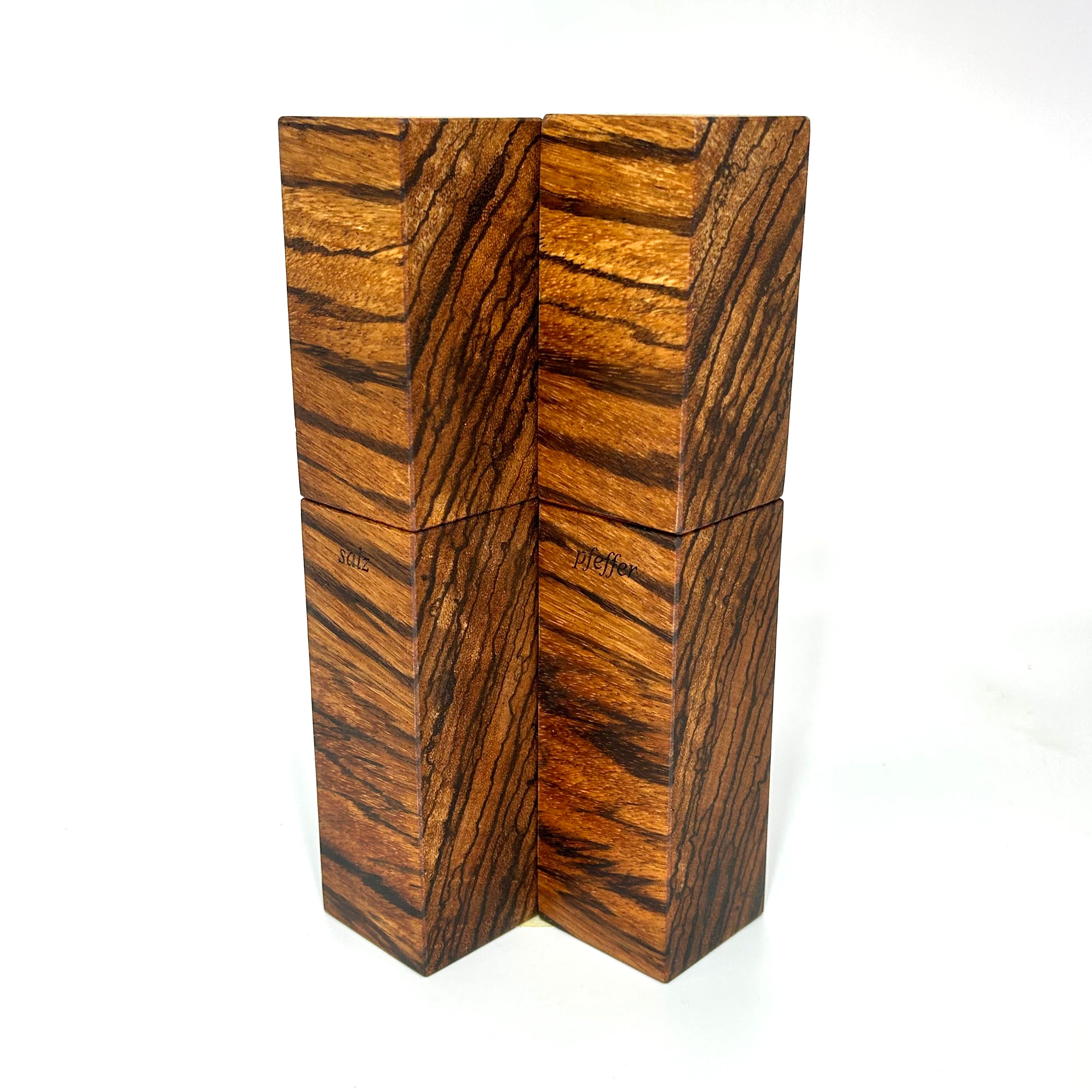 "Classic" Gewürzmühlen Duo Zebrano - daskuechenholz