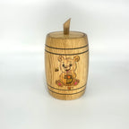 Honig Fässchen „Bärchen“ Eiche - daskuechenholz