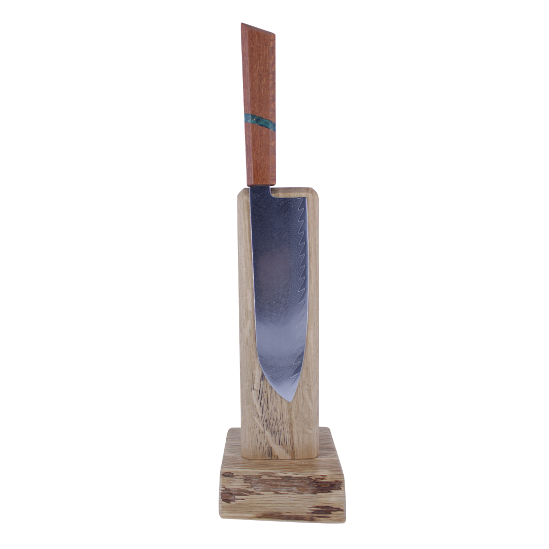 "Green Bar" Damaszener VG10 Küchenmesser - daskuechenholz